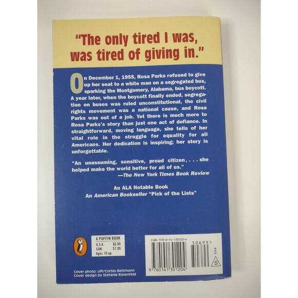 Vintage Rosa Parks: My Story 1992 paperback Womens History Civil Rights - Picture 2 of 7